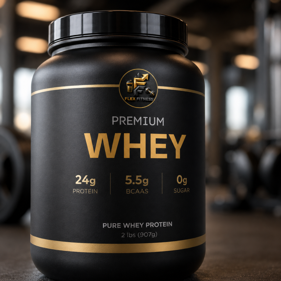 flex fitness premium whey protein isolate