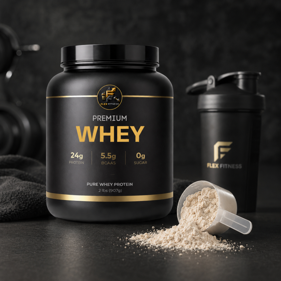 flex fitness premium whey protein isolate